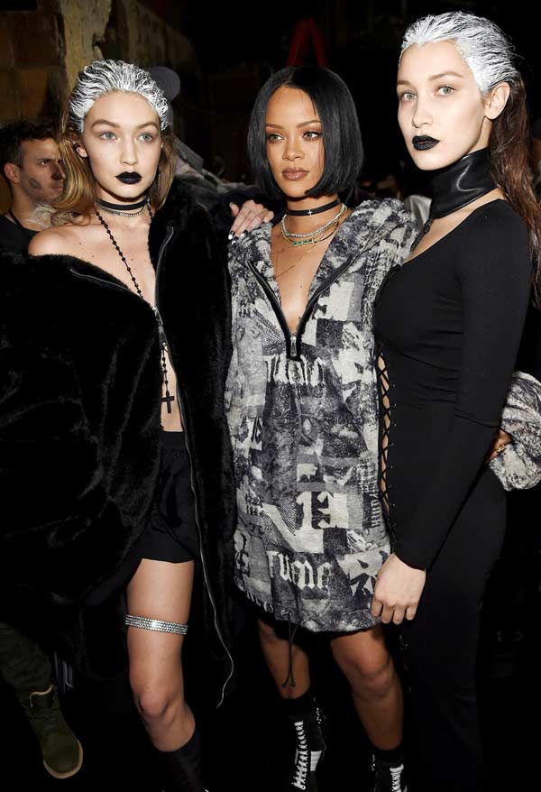 tendances mode Hadid et Rihanna